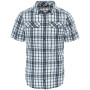 Pánská košile North Face S/S Pine Knot šedá Asphalt Grey Plaid