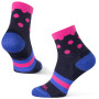 Шкарпетки Warg Happy Merino W Stripes and Dots синій