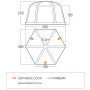 Надувний намет Vango AirHub Hex