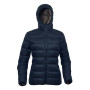 Жіноча пухова куртка Warmpeace Tacoma Lady чорний Black/Brown