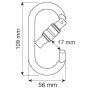Карабін Camp Oval Pro Lock