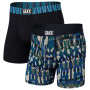 Боксерки Saxx Vibe Super Soft BB 2Pk синій/чорний