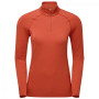 Жіноча функціональна футболка Montane Dart Xt Zip Neck червоний