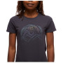 Жіноча футболка Black Diamond Summit Scribble Tee чорний