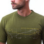 Чоловіча футболка Sensor Merino Wool Active PT Track (short sleeve)