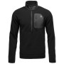 Чоловіча толстовка Black Diamond Rift HZ Fleece Jacket чорний Black-Black