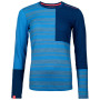 Жіноча функціональна футболка Ortovox W's 185 Rock'N'Wool Long Sleeve синій