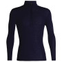 Pánské triko Icebreaker Mens 175 Everyday LS Half Zip tmavě modrá Midnight navy
