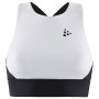Dámský top Craft UNTMD Cropped bílá/černá WHITE-BLACK