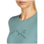 Жіноча функціональна футболка Icebreaker Women Merino 200 Oasis LS Crewe Rainer Ridge