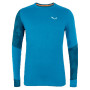 Чоловіча футболка Salewa Cristallo Warm Amr M L/S Tee. синій
