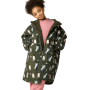 Дитяче водонепроникне пальто Regatta Junior Changing Robe Dark Khaki Cat Dog