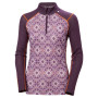 Жіноча функціональна футболка Helly Hansen W Lifa Merino Midw Gra 1/2 Zip