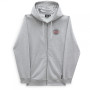 Чоловіча толстовка Vans VANS ORIGINAL ZIP-B сірий