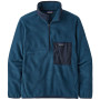 Чоловіча куртка Patagonia Microdini Pullover 1/2 Zip темно-синій