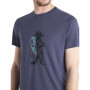 Чоловіча функціональна футболка Icebreaker Men Merino Core SS Tee Waschbar Wandering