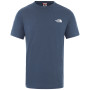 Pánské triko The North Face Simple Dome Tee modrá/bíla Eu Blue Wing Teal