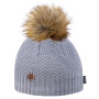 В'язана шапка Merino Kama A155 сірий grey