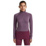 Жіноча функціональна футболка Icebreaker Women Mer 200 ZoneKnit LS Half Zip