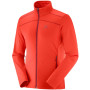 Pánská mikina Salomon Discovery LT FZ M červená FIERY RED