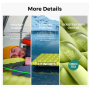 Надувний килимок Flextail TINY Sleeping Pad R03 AVS - with pump 196 cm