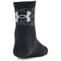 Дитячі шкарпетки Under Armour Yth UA Essential 6Pk Qtr Black