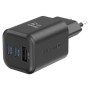 Адаптер Swissten GaN Travel Charger 2X USB -C + USB-A