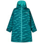 Дитяче водонепроникне пальто Regatta Junior Changing Robe Mediterranea зелений Mediterranea Tebra Turquise