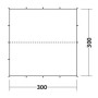 Брезент Robens Tarp 3 x 3 m Exp