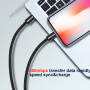 Кабель для зарядки і передачі даних Swissten Textile USB-C / Lightning 1,2 m