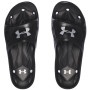 Pánské pantofle Under Armour M Locker III SL černá Black / Metallic Silver
