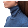 Жіноча функціональна футболка Sensor Merino Bold Roll Neck dl.rukáv