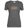 Жіноча футболка Icebreaker Tech Lite II SS Tee Mountain Geology сірий