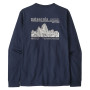 Чоловіча футболка Patagonia M's L/S MW Hut Tripper Skyline T-Shirt