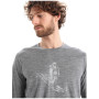 Чоловіча футболка Icebreaker Tech Lite II LS Tee Skiing Yeti
