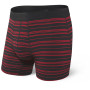 Boxerky Saxx Platinum Boxer Brief Fly černá/červená black/red tidal stripe