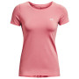 Жіноча функціональна футболка Under Armour HG Armour SS світло-рожевий PinkClay//MetallicSilver