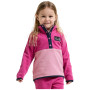Дитяча толстовка Didriksons Monte Kids Half Bu 6 Cactus Pink