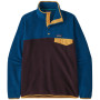 Чоловіча толстовка Patagonia Synch Snap-T Pullover синій/фіолетовий