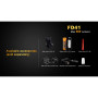 Set LED svítilna Fenix FD41 + 2600 mAh Aku s USB