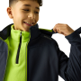 Дитяча софтшелова куртка Regatta Haydenbury Navy (Wild Lime)