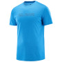 Pánské triko Salomon Agile Graphic Tee M světle modrá Blithe heat