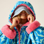 Водонепромокне пальто Regatta Junior Waterproof Changing Robe SBluFlPiLem