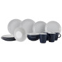 Набір посуду Gimex Solid Line Blue/White 16 pcs синій