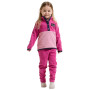 Дитяча толстовка Didriksons Monte Kids Half Bu 6 Cactus Pink