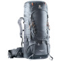 Batoh Deuter Aircontact 55 + 10 černá graphite-black