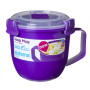 Hrnek Sistema Microwave Small Soup Mug Color fialová