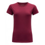 Жіноча футболка Devold Breeze Woman T-Shirt червоний