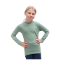 Дитяча функціональна футболка Sensor Merino DF Logo Up Basil Green