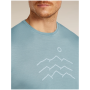 Чоловіча функціональна футболка Icebreaker Merino Blend 125 Cool-Lite™ Sphere SS Tee Across the Peaks